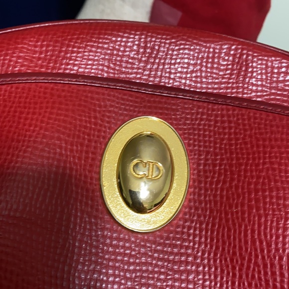 🖤VTG💕Christian Dior red bag - Picture 5 of 17